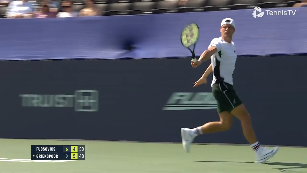 Hot Shot: Fucsovics deleita en Winston-Salem con este gran passing de revés a una mano