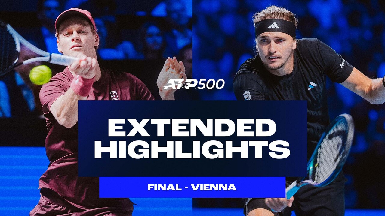 Extended Highlights: Sinner tops Zverev in heavyweight Vienna title match