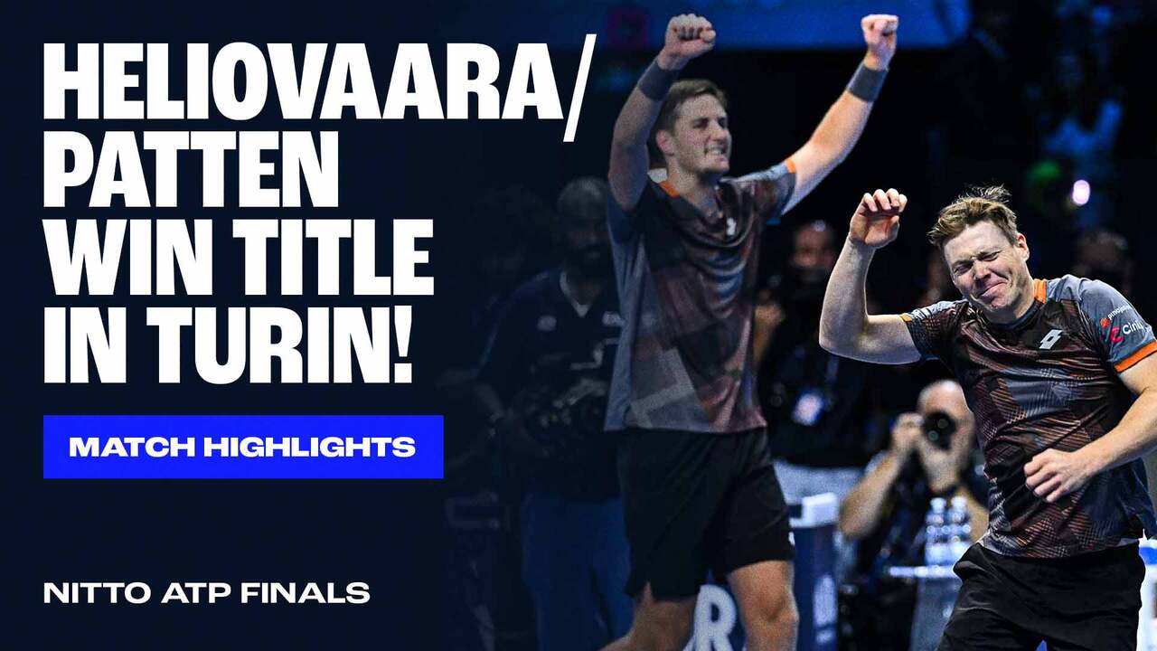 Highlights: Heliovaara/Patten win Turin doubles crown