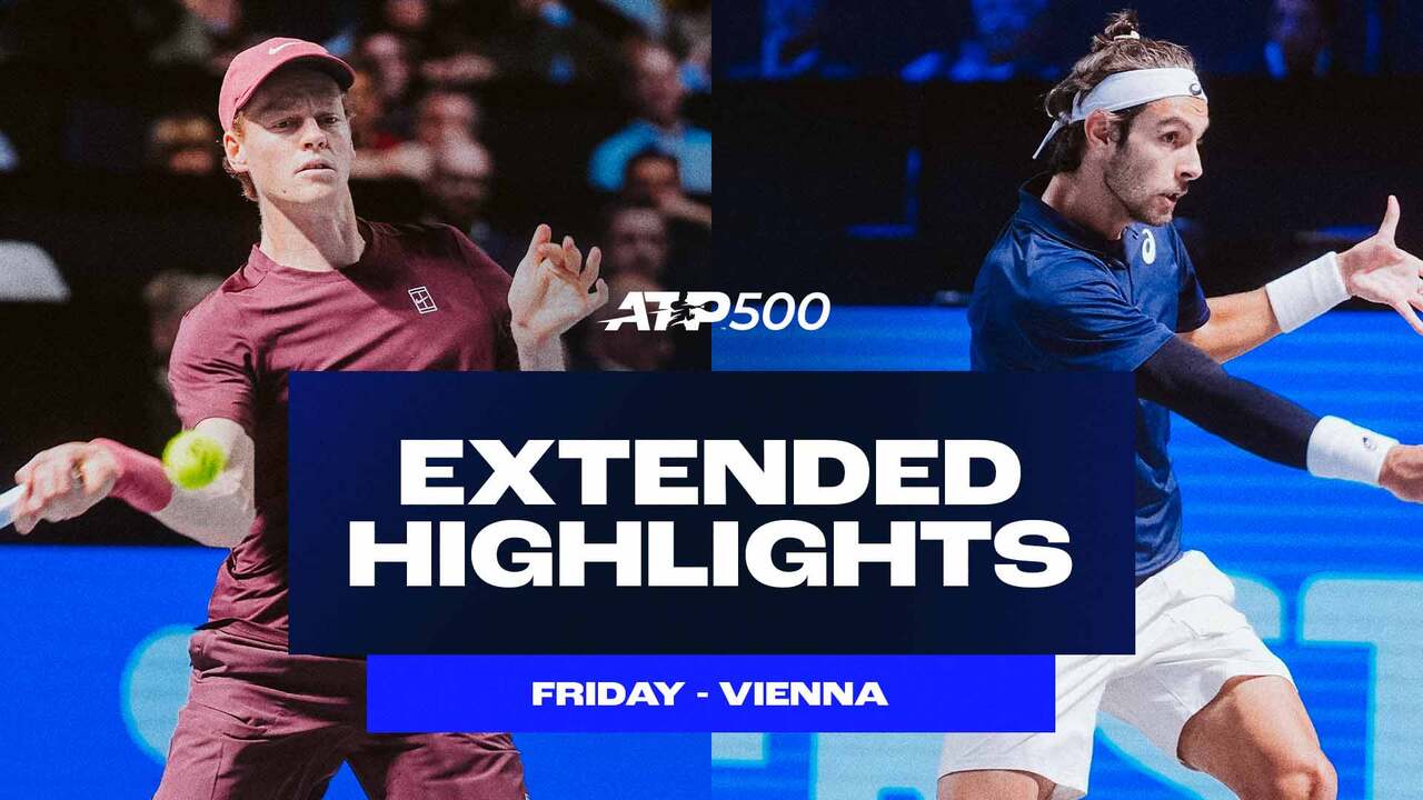 Extended Highlights: Sinner, Musetti, De Minaur win Vienna 2025 QFs