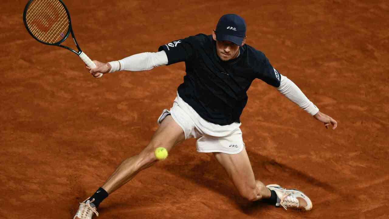 Hot Shot: Paul can do nothing but applaud De Minaur after Rome stunner