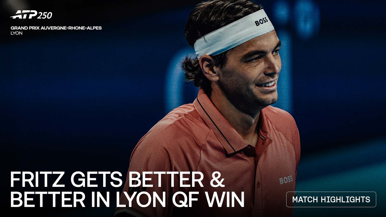 Highlights: Fritz fires to Lyon 2026 SFs 
