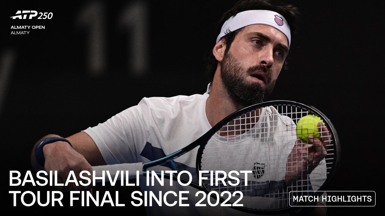 Highlights: Basilashvili halts in-form Tsitsipas to reach Almaty final