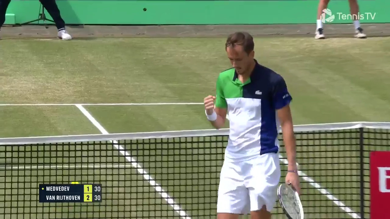 Hot Shot: Medvedev Shows Incredible Touch In 's-Hertogenbosch Final