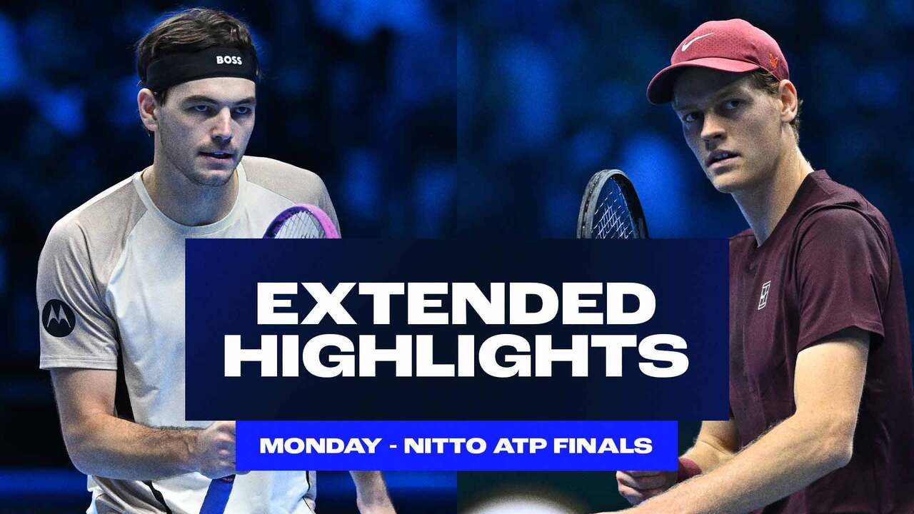Extended Highlights: Fritz downs Musetti, Sinner beats Auger-Aliassime in Turin