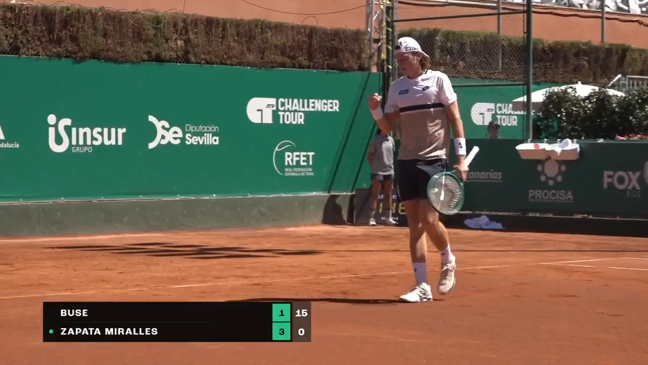 Hot Shot: Buse displays escape artistry in epic Seville Challenger point