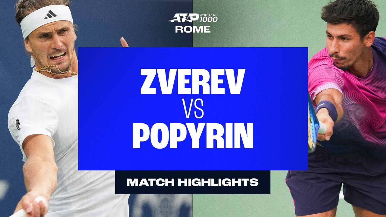Highlights: Zverev storms back to end Popyrin's title defence in Toronto QFs
