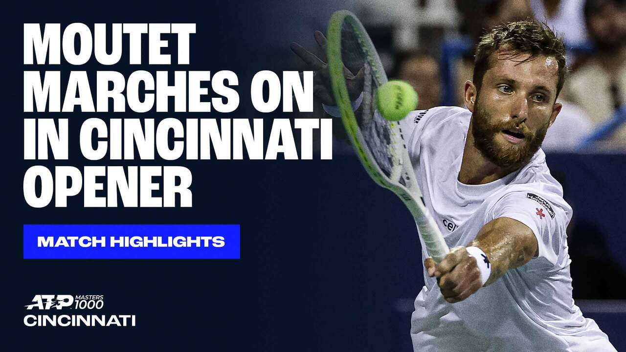 Highlights: Moutet defeats home-favourite McDonald in Cincinnati opener