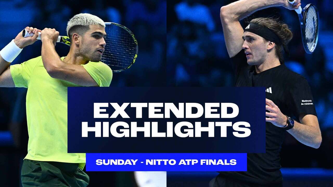 Extended Highlights: Alcaraz sinks De Minaur, Zverev downs Shelton at Nitto ATP Finals