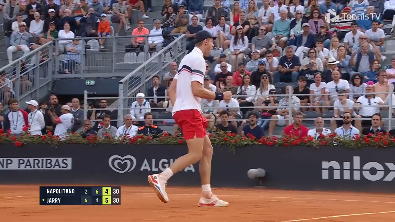 Hot Shot: 'What a forehand' from Jarry in Rome
