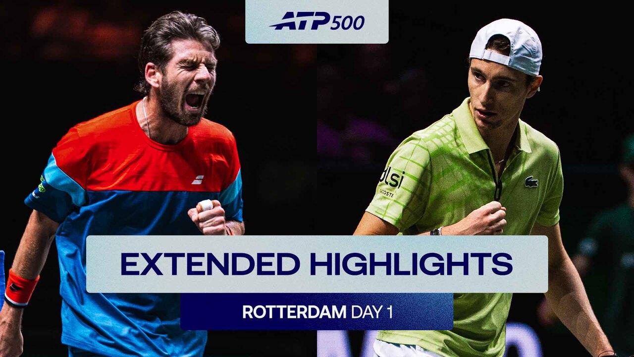 Extended Highlights: Norrie wins; Humbert upsets Medvedev on Day 1 in Rotterdam