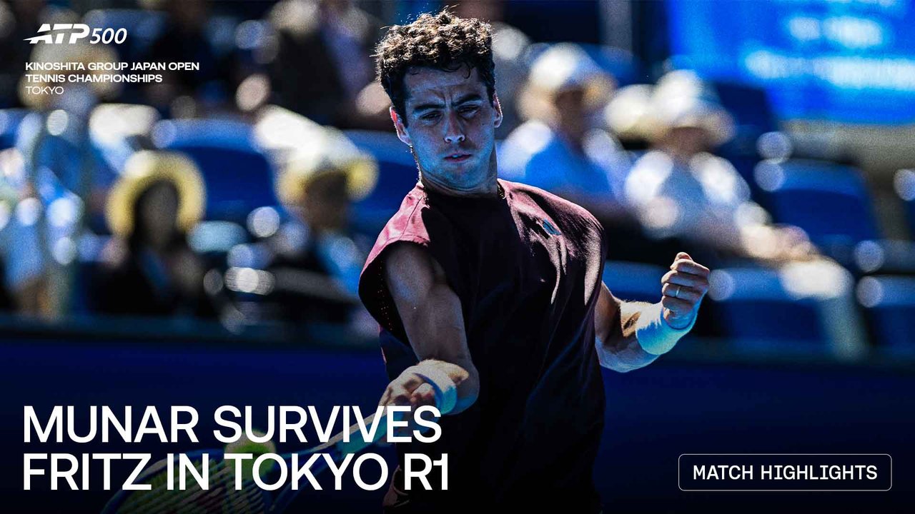 Highlights: Munar sorprende al antiguo campeón Fritz en 1R de Tokio 2026