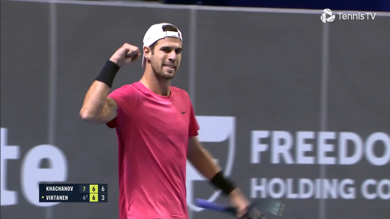 Highlights: Khachanov edges Virtanen in Almaty