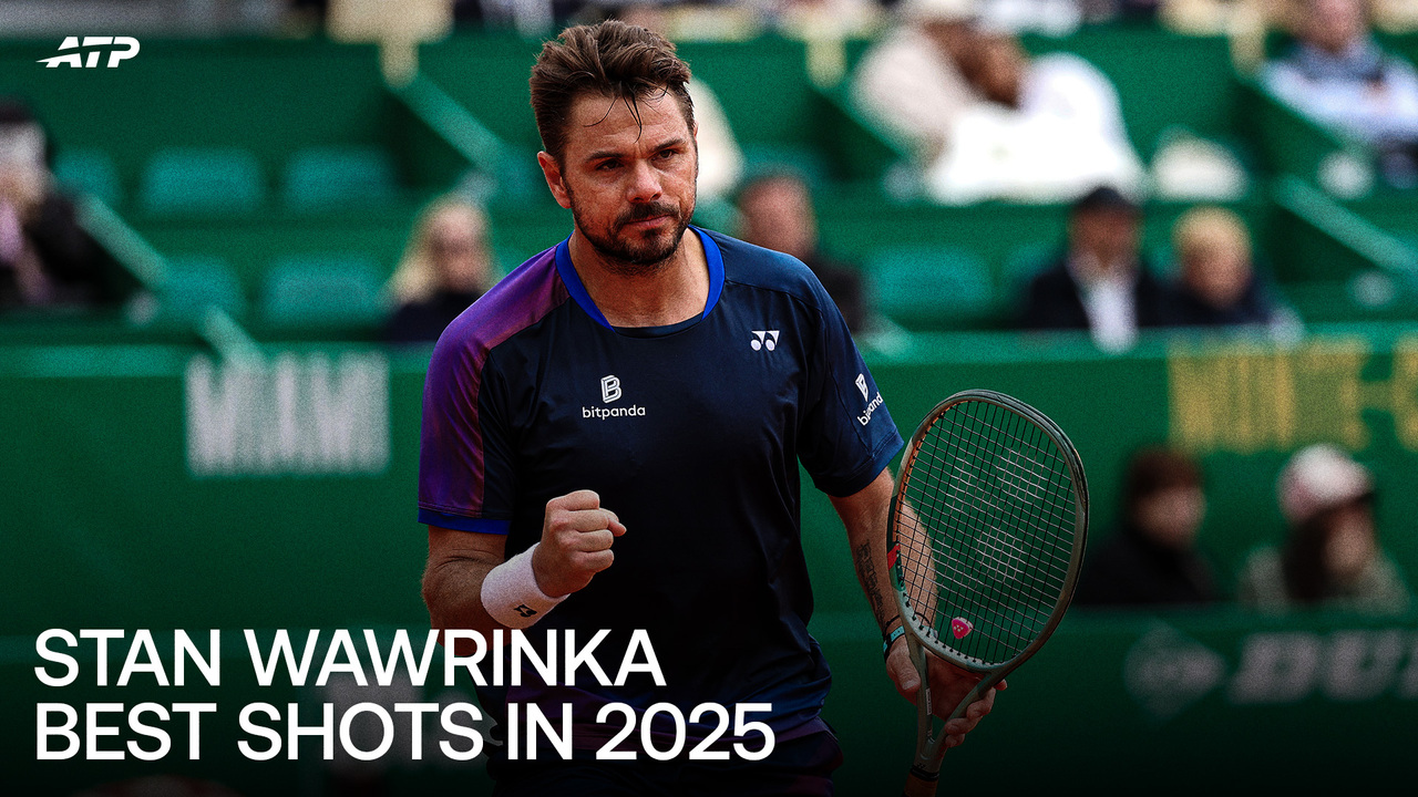 Watch Stan Wawrinka's best hot shots of 2025