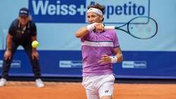 Hot Shot: Ruud Fires A Forehand Down The Line In Gstaad