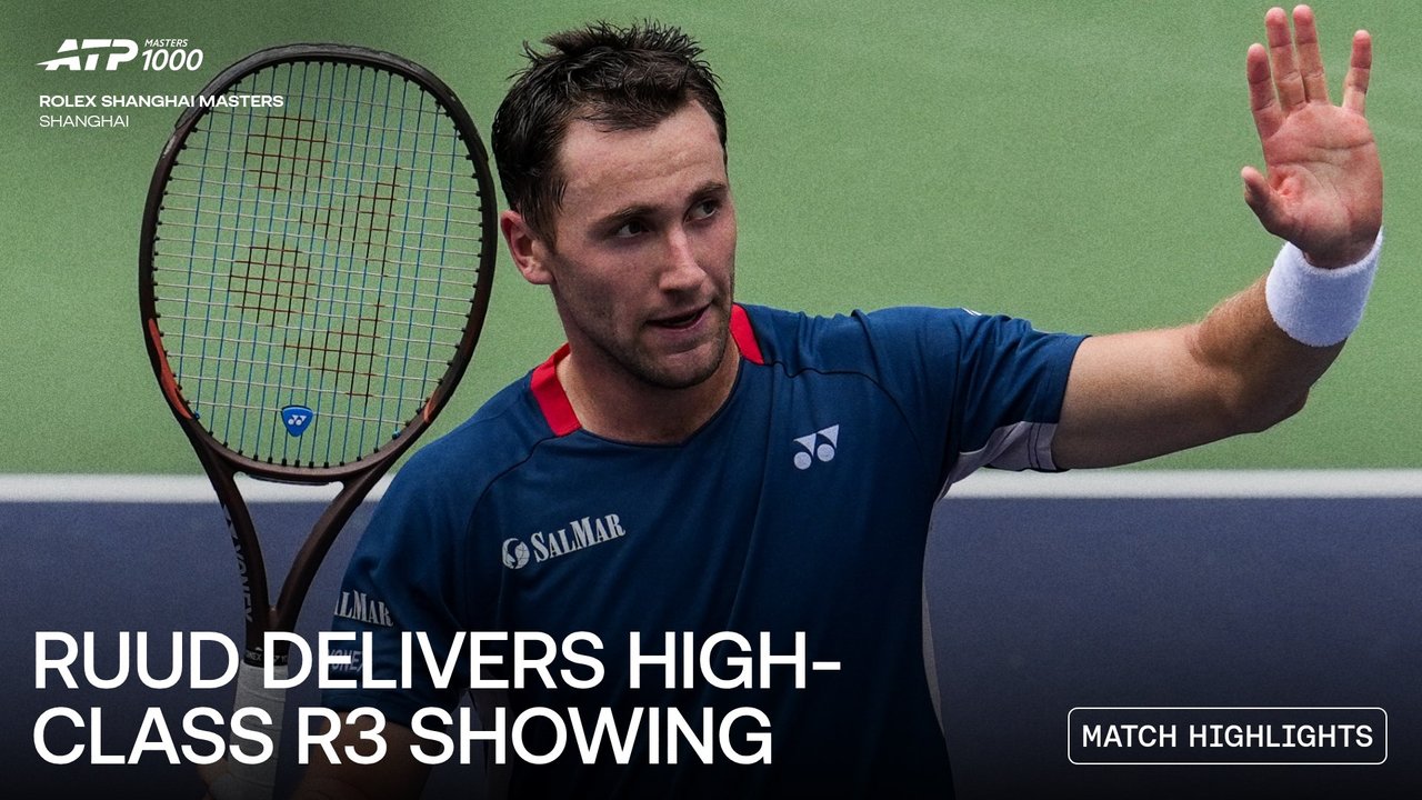 Highlights: Ruud topples Tien for Shanghai R4 spot