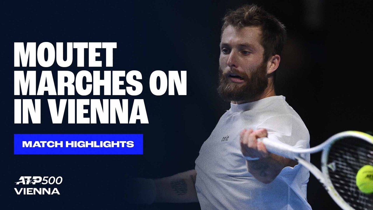 Highlights: Moutet dismisses Dzumhur in Vienna 2025 