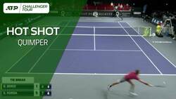 Korda Blasts Hot Shot On The Run In Quimper Semis