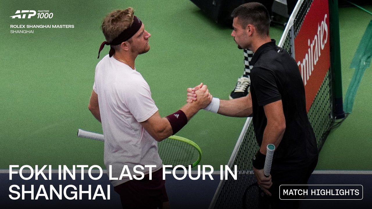 Highlights: Davidovich Fokina into Shanghai SFs after Gea retirement