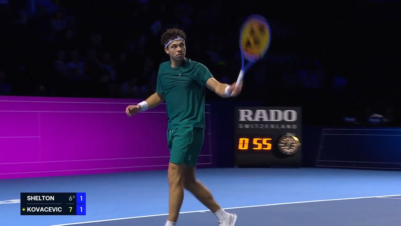 Bang, bang, bang, bang! Shelton fires 4 straight aces in Basel
