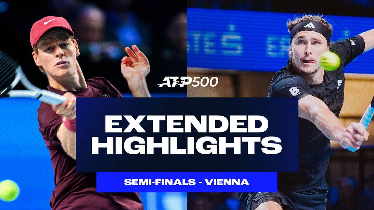 Extended Highlights: Sinner, Zverev set final clash in Vienna 2025
