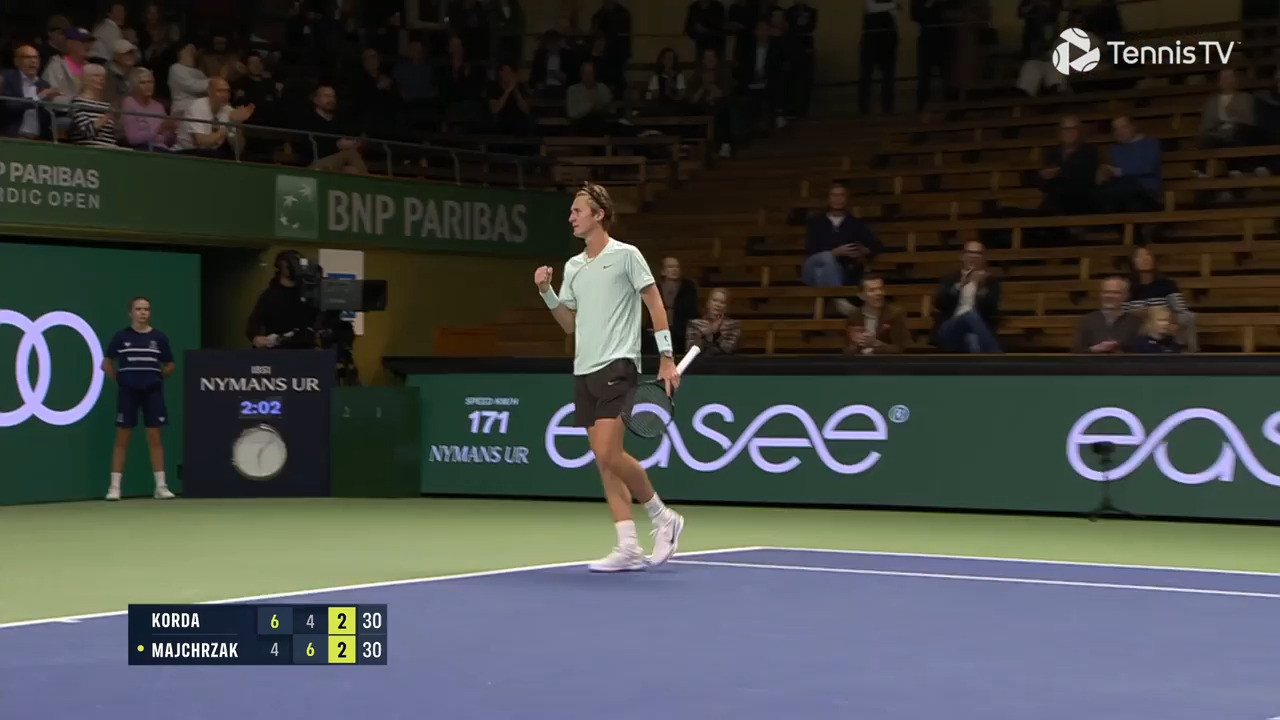 Hot Shot: 'Magician-like!' Korda switches to one-handed backhand in Stockholm