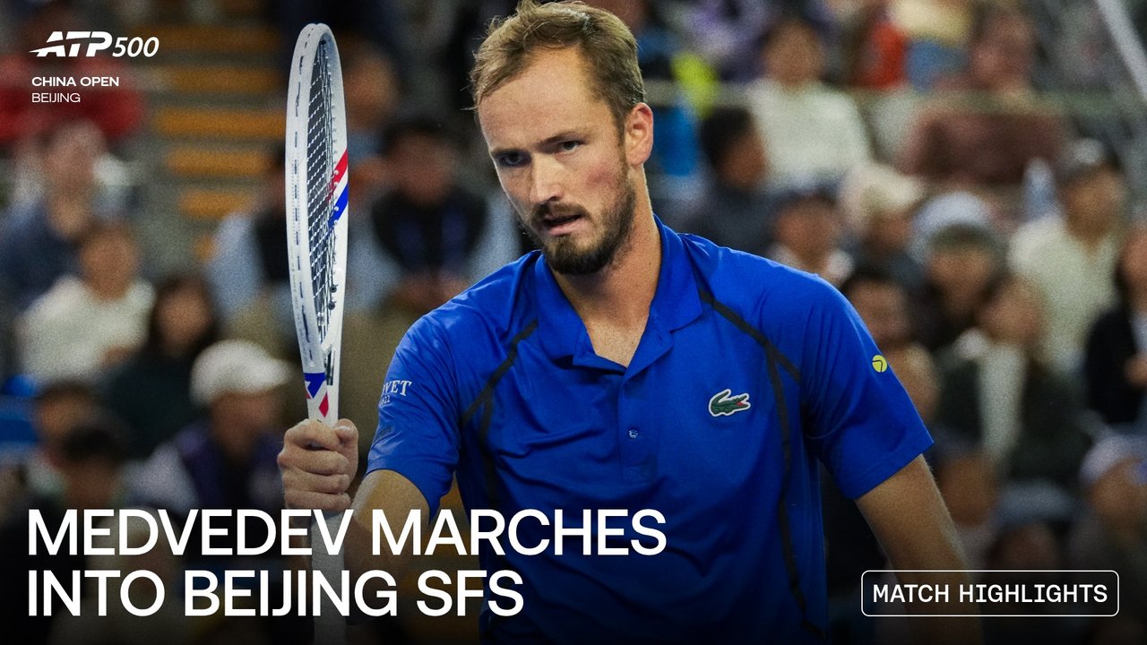 Highlights: Medvedev downs Cerundolo for seventh win in a row