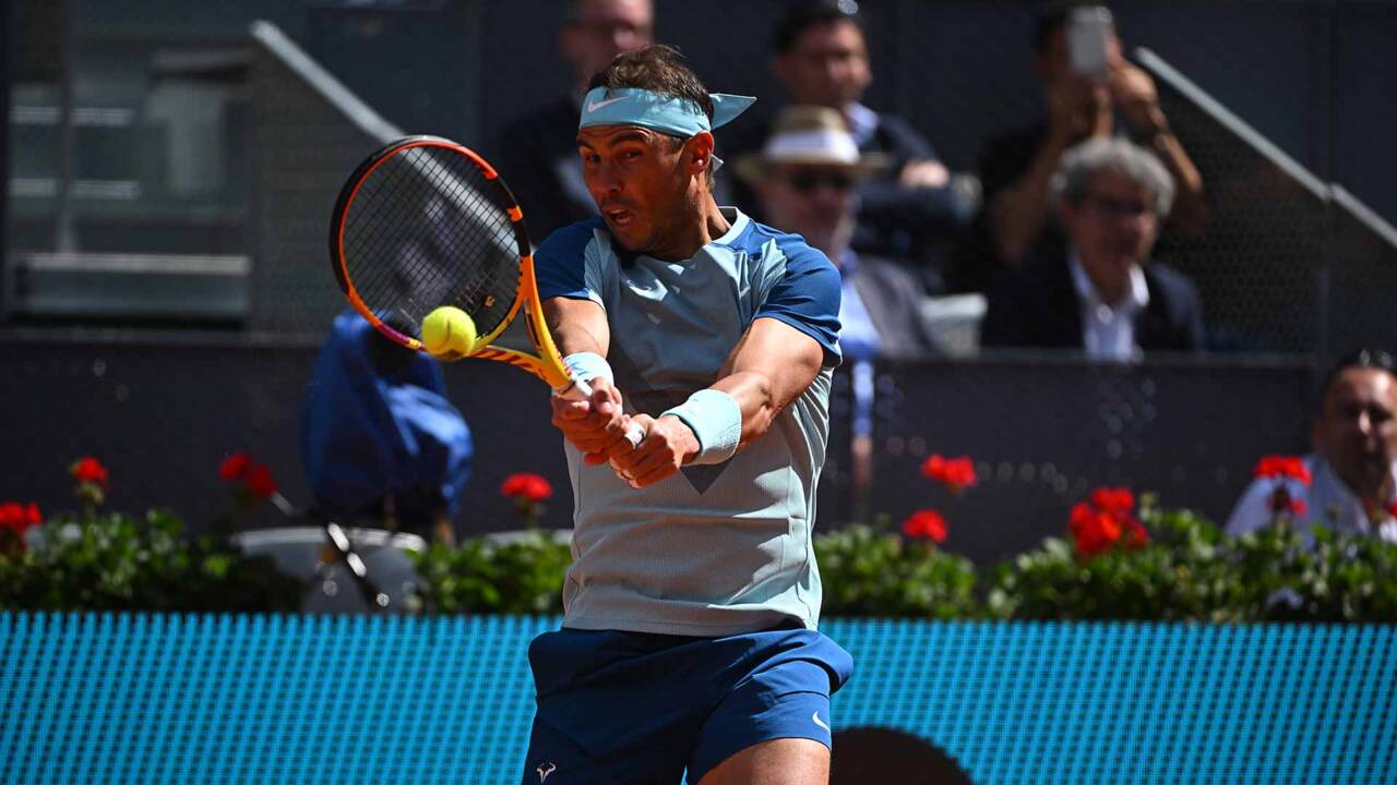 Nadal Saves Four MPs To Edge Goffin ATP Tour Tennis