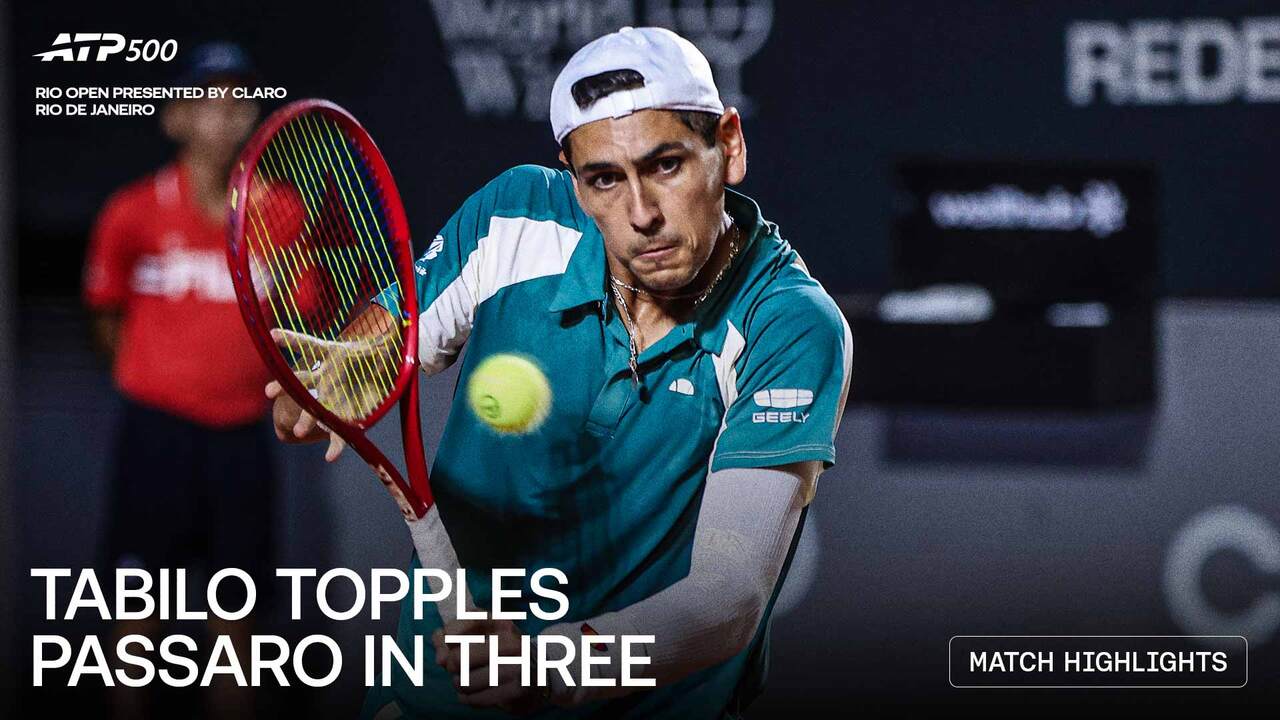 Highlights: Tabilo overcomes Passaro, reaches Rio de Janeiro 2026 QFs
