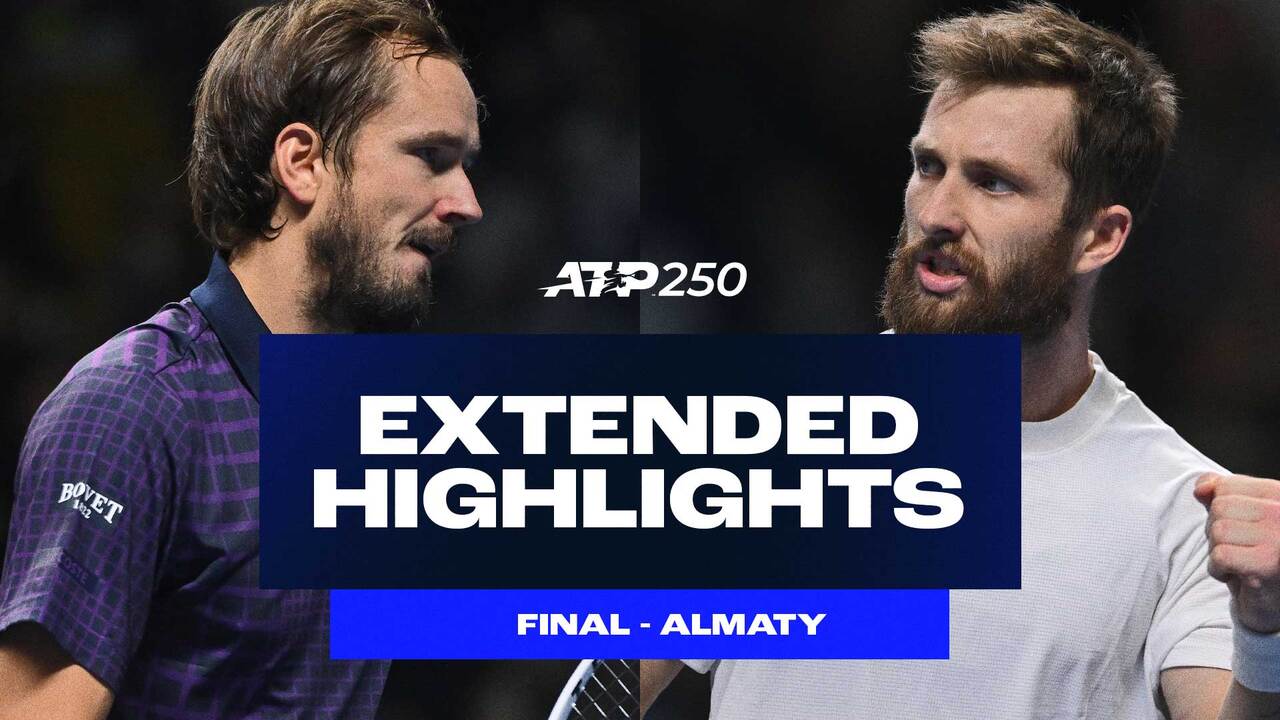 Extended Highlights: Medvedev takes on Moutet for Almaty title