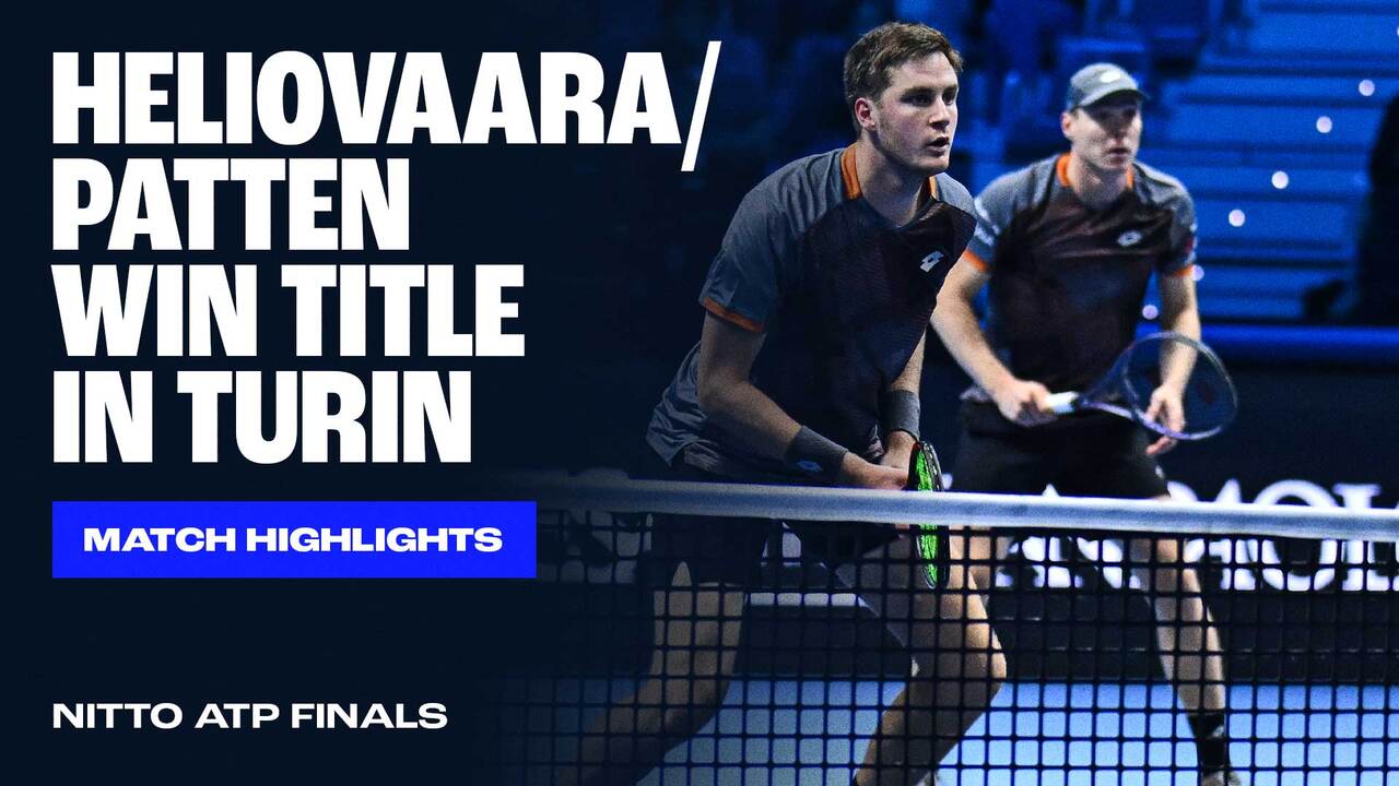 Highlights: Heliovaara/Patten win Nitto ATP Finals 2025 crown