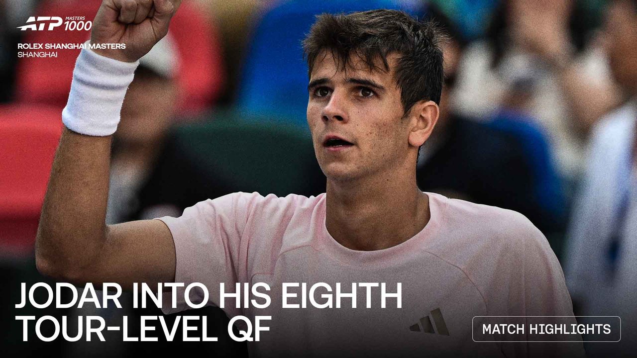 Highlights: Jodar battles back to outlast Van de Zandschulp in Shanghai 2026 R4