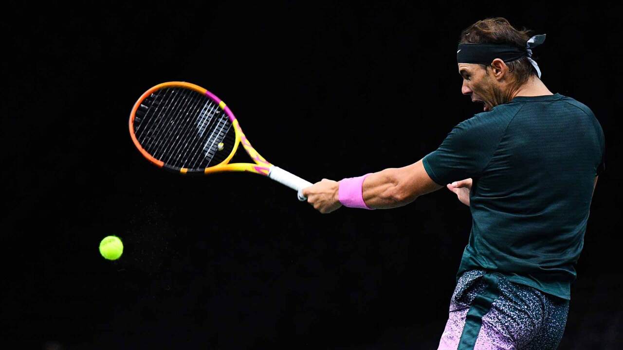 Rafael Nadal Battles On In Pursuit Of First Paris-Bercy Title ATP Tour Tennis