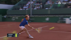 Hot Shot: Magic From Gasquet Against Medvedev