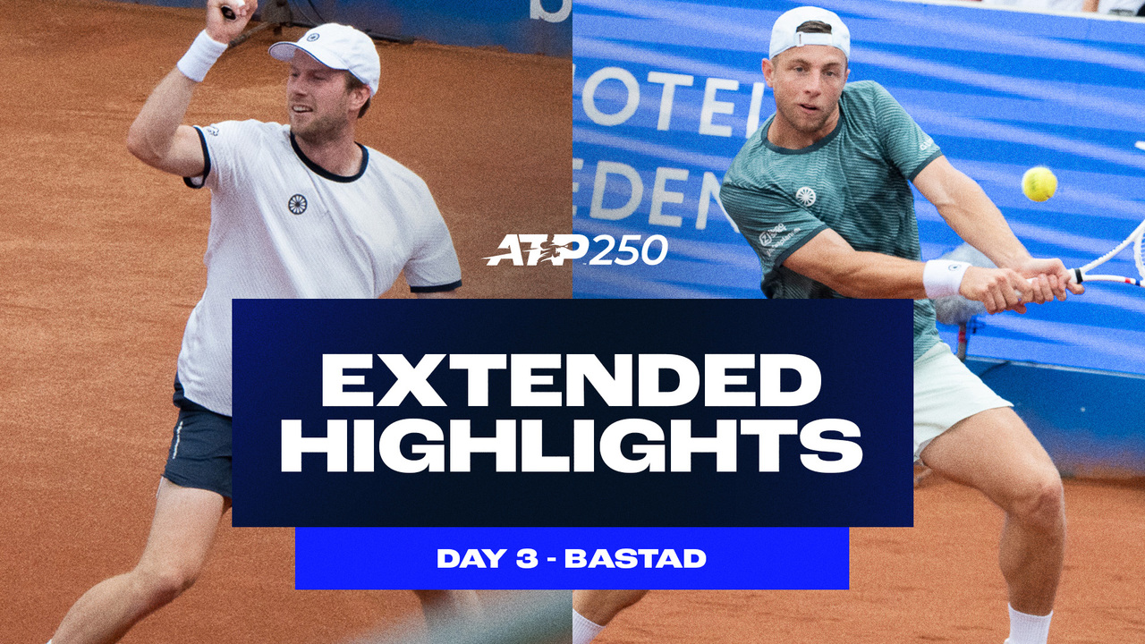 Extended Highlights: Griekspoor saves 5 MPs; Van de Zandschulp, Darderi roll on in Bastad