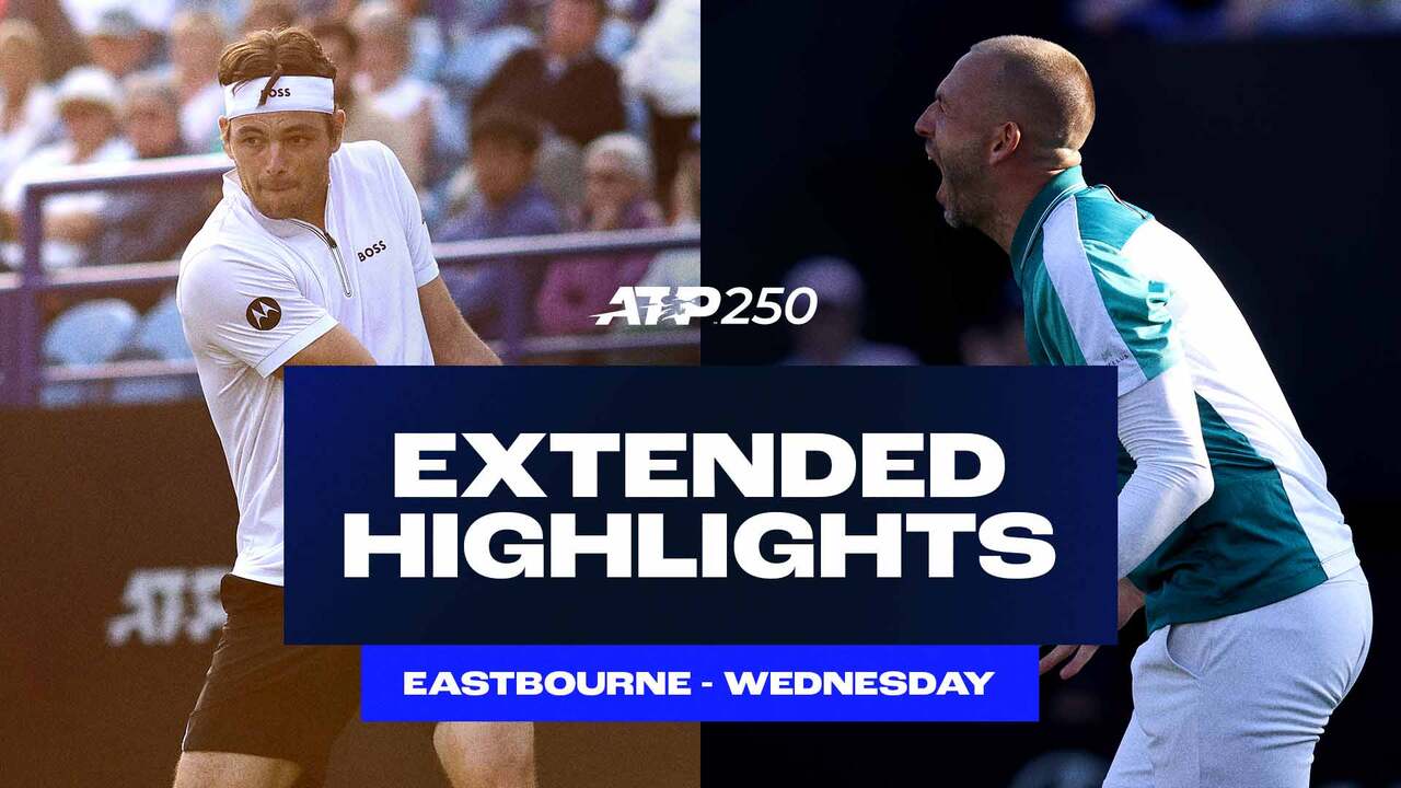 Taylor Fritz vs. Joao Fonseca was suspended due to darkness at one-set all. Dan Evans upsets Tommy Paul. Watch live & on demand at TennisTV.com.