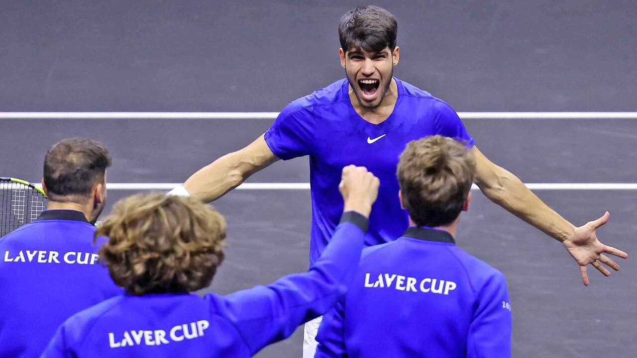 Highlights: Alcaraz beats Fritz to win Laver Cup for Team Europe