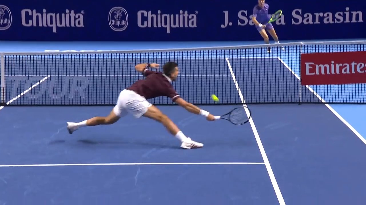 Hot Shot: Djokovic does THIS on first point in his second-round Basel 2026 match!