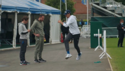 Sonego Limbers Up In This Physical Eastbourne Warmup