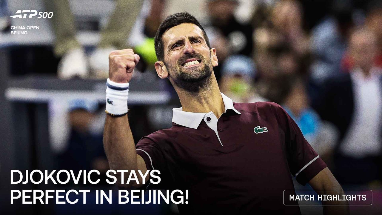 Highlights: Djokovic rallies past Zverev for Beijing SF spot