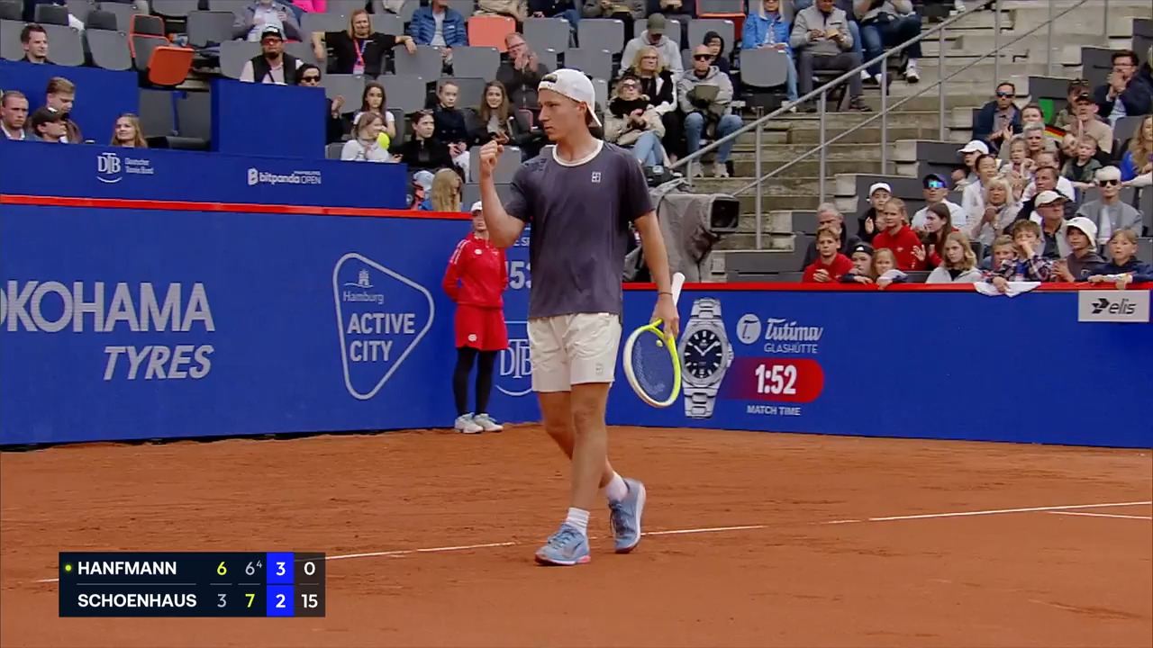 Hot Shot: 'On the line!' Schoenhaus, 18, delivers deadly dropper in Hamburg 2026