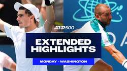Extended Highlights: Arnaldi, Evans, Vukic among Day 1 winners in Washington 2025