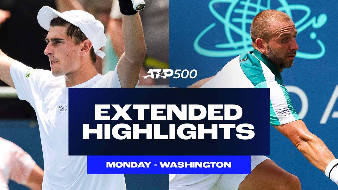 Extended Highlights: Arnaldi, Evans, Vukic among Day 1 winners in Washington