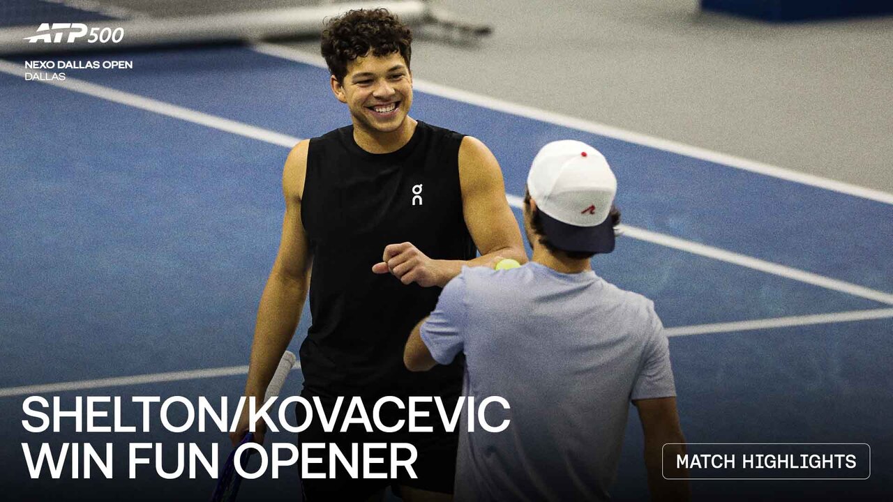 Highlights: Shelton/Kovacevic edge Dimitrov/Georgiev in Dallas doubles opener
