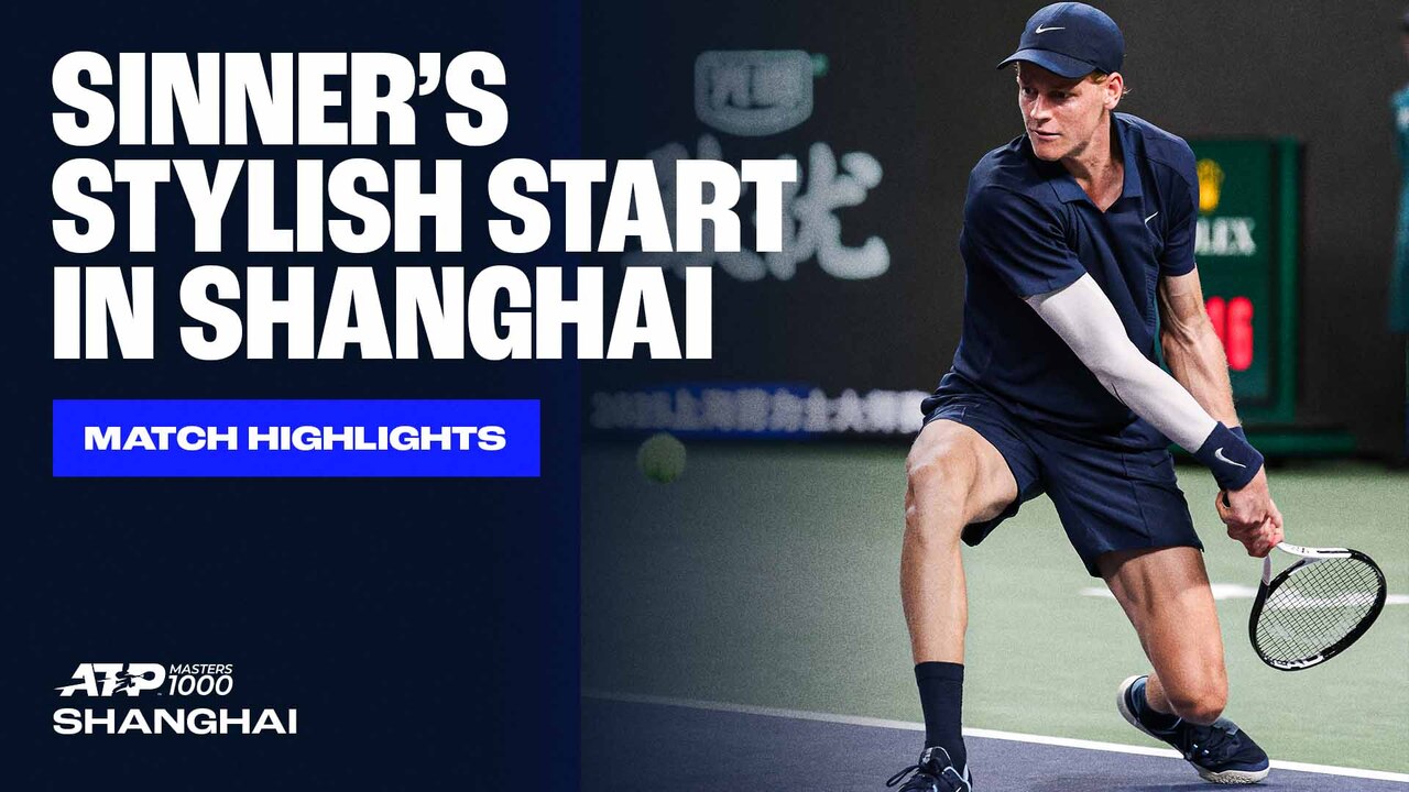 Highlights: Sinner starts title defence with Altmaier win