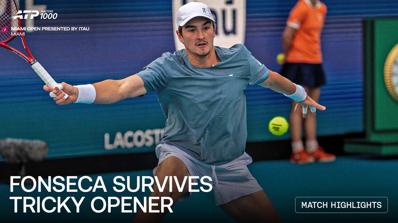 Highlights: Fonseca fends off Marozsan in Miami, books Alcaraz clash
