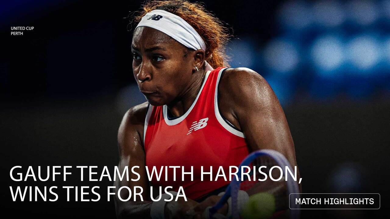 Highlights: Gauff/Harrison record decisive win for United States at United Cup