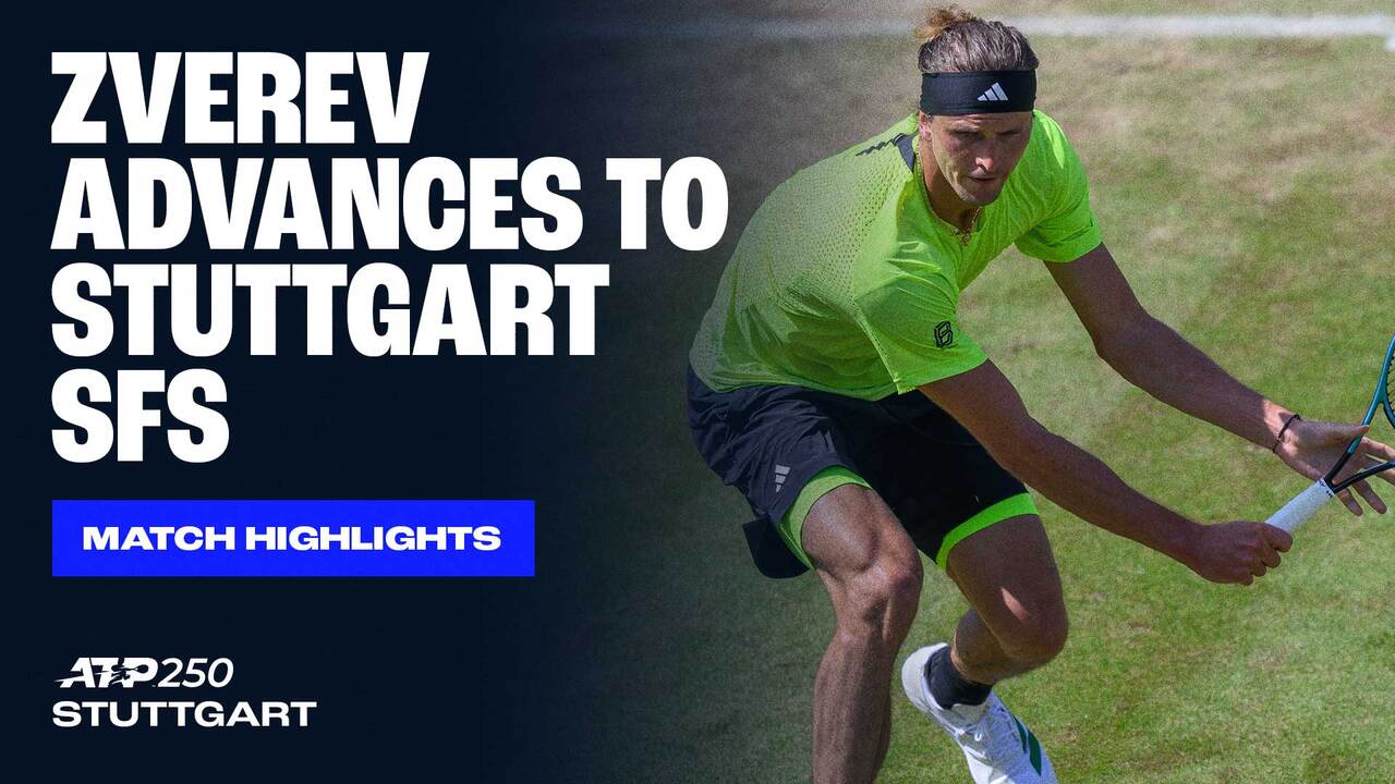 Highlights: Zverev moves past Nakashima in Stuttgart
