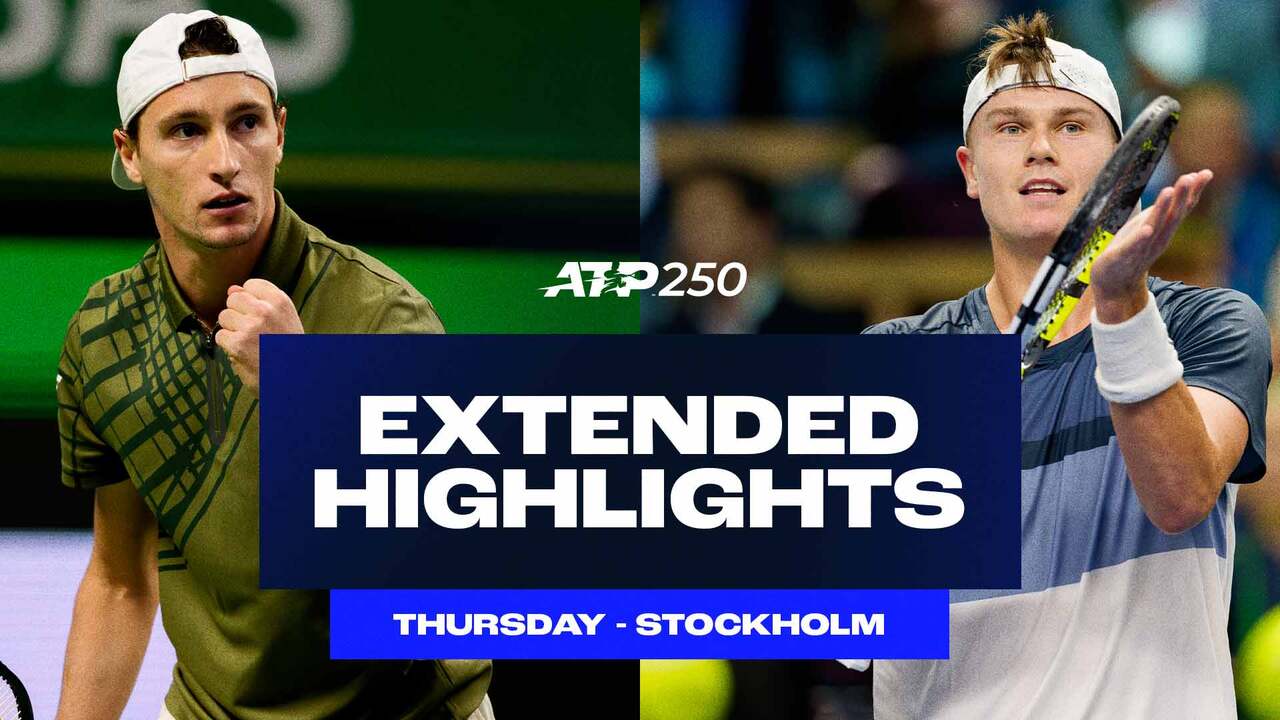Extended Highlights: Humbert, Rune, Etcheverry roll into Stockholm QFs