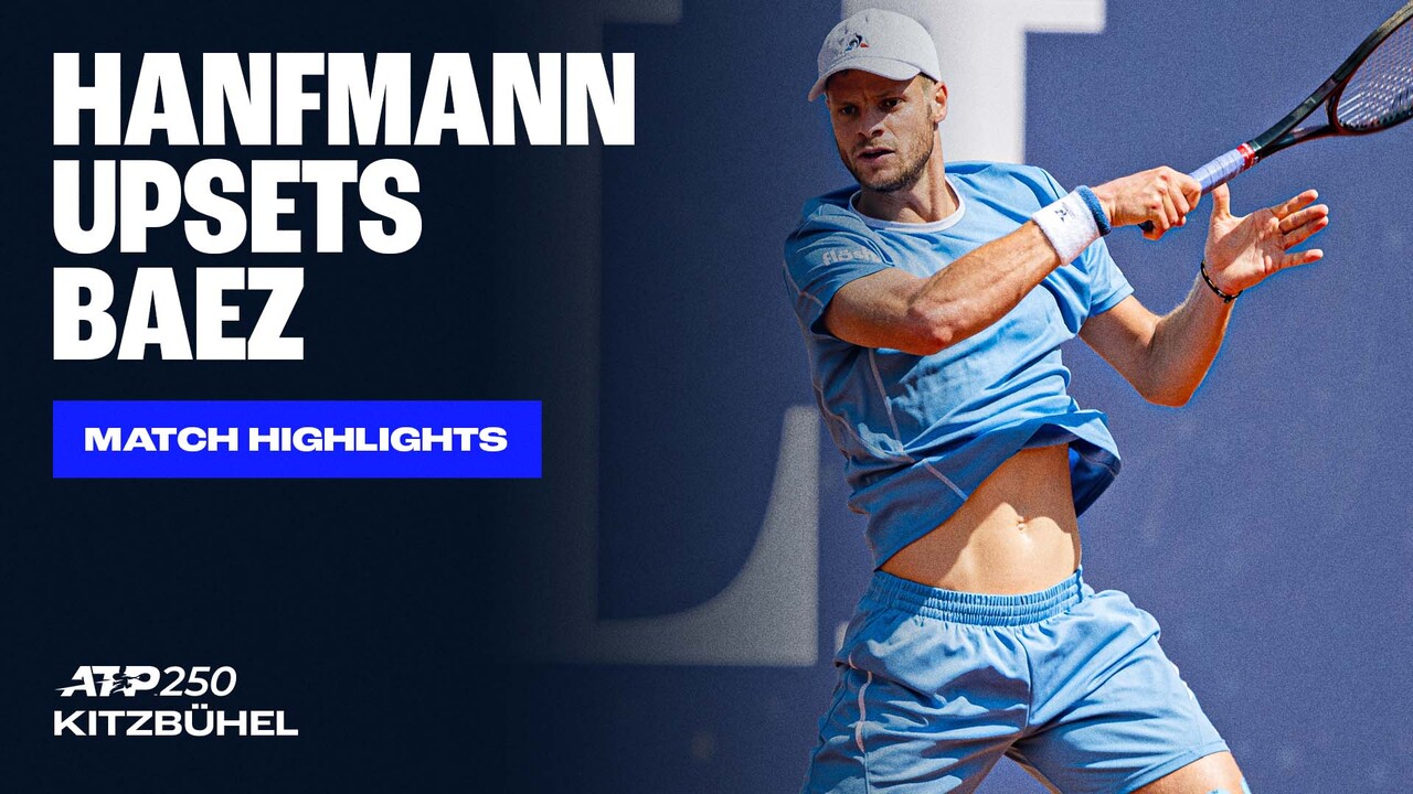 Highlights: Hanfmann sinks former champ Baez in Kitzbuhel